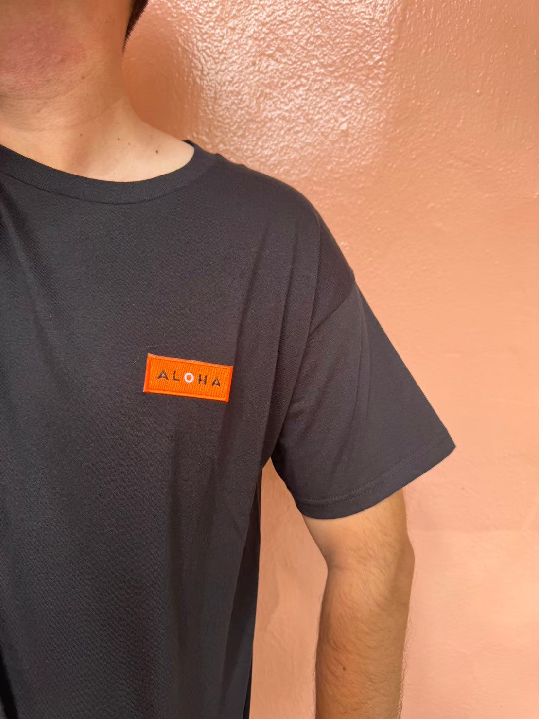 ALOHA pocket embroidery