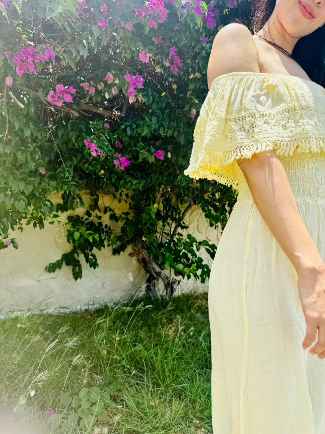 Boho Girl Heart Fringe Maxi Dress